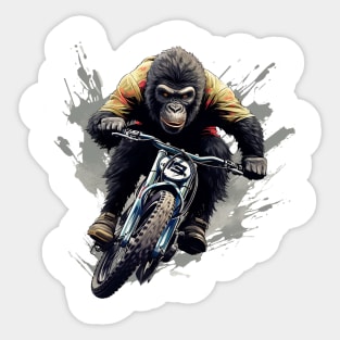 monkey bmx Sticker